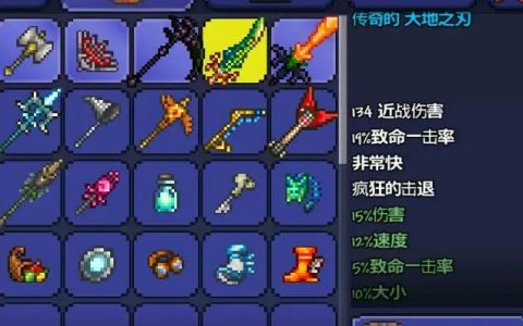 泰拉瑞亚什么职业最强(泰拉瑞亚什么职业适合打大师)