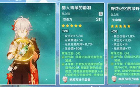 原神枫原万叶天赋升级顺序怎么升(枫原万叶天赋升级顺序)
