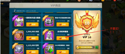 万国觉醒vip商店买什么(万国觉醒失落峡谷商店换什么好)插图2