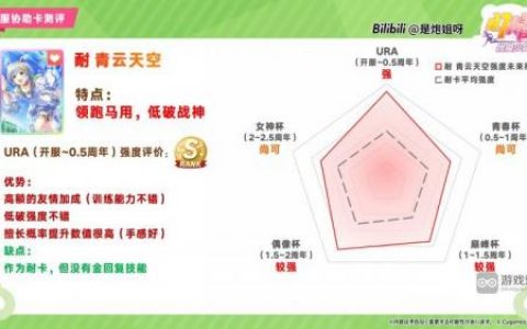 闪耀优俊少女SSR耐青云天空协助卡测评攻略(闪耀优俊少女协助卡推荐)