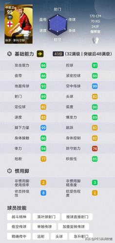 实况足球手游武器排名前十(实况足球手游各个位置排名)插图1