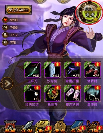 武林英雄传阅历系统(和武林英雄传类似游戏)插图