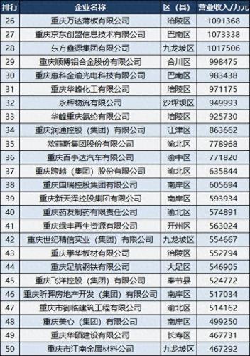 重庆民营工程公司排名前十(重庆公司十大排名)插图3