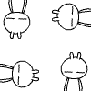 兔斯基静态图片(兔斯基笑容)插图15
