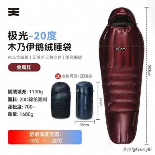 鹅绒睡袋排名前十(羽绒睡袋最好的品牌)插图2