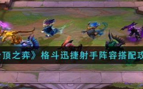 云顶之弈格斗迅捷射手阵容怎么玩(云顶之弈迅捷射手阵容)