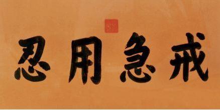 戒急用忍(戒急用忍行稳致远)插图