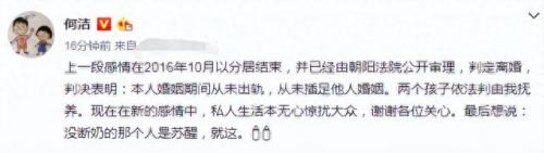 何洁释小龙结婚了吗(何洁离婚了几次)插图22
