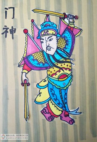 门神怎么做(门神贴多久取下)插图4