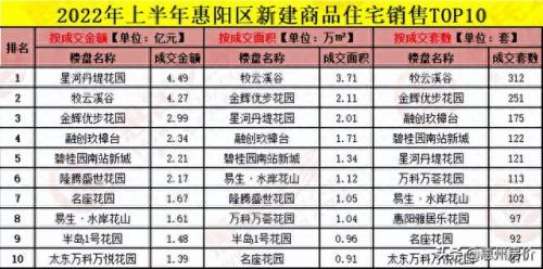 惠州地产排名前十(惠州十大地产公司排名)插图3