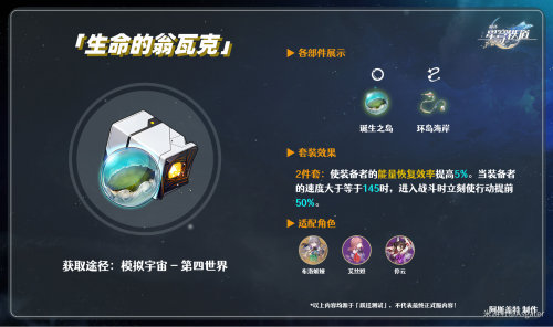 崩坏星穹铁道遗器生命的翁瓦克怎么获得(崩坏星穹铁道虎克遗器怎么解锁)插图