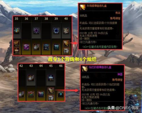 dnf徽章怎么搞(dnf徽章红色部位)插图5