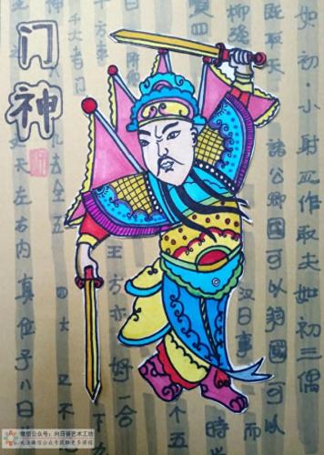 门神怎么做(门神贴多久取下)插图5