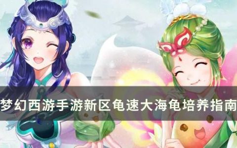 梦幻西游手游新区龟速大海龟怎么培养(梦幻西游手游8周年大海龟如何培养)