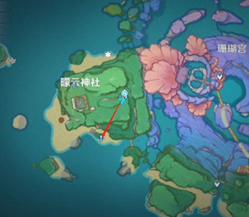蒙云神社雷立方(原神海祇岛参拜尊像出现雷灵轨迹)插图1