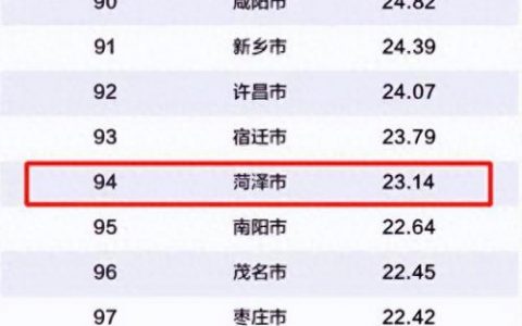 中国排名前100城市前十(中国最强城市100排名)