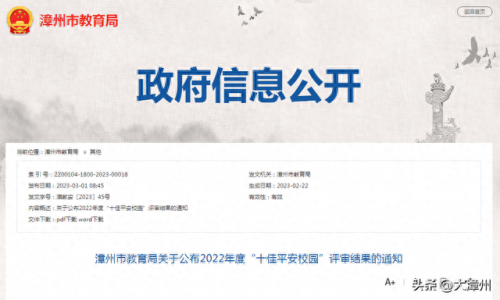 漳州排名前十小学(漳州最好小学排行)插图
