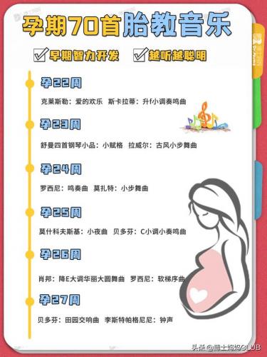 孕妇胎教歌曲(孕妇胎教音乐)插图4