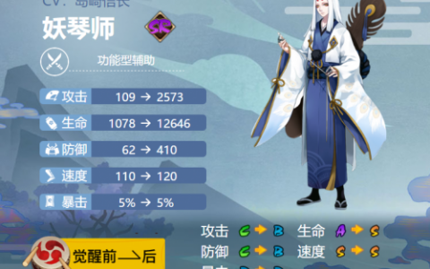 阴阳师妖琴师御魂最佳搭配攻略详解(妖琴师御魂六个位置图)