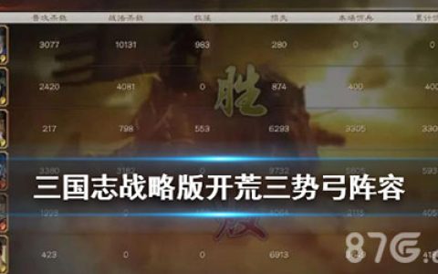 三国志战略版三势弓阵容推荐(三势吕布弓咋配)
