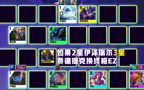 云顶之弈s8.5混沌迅射阵容(云顶之弈s8.5全怪兽阵容)