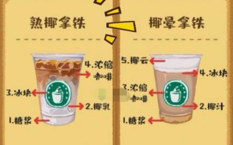 抖音超级收纳馆熟椰拿铁怎么过(生椰拿铁会发胖吗)