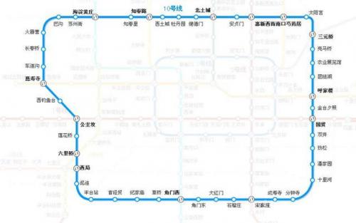 北京地铁10号线时间(北京10号线地铁时刻表)插图
