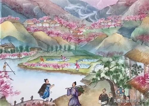 出自桃花源记的成语(出自桃花源记的四个成语)插图1