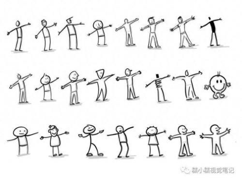 火柴人炫酷画法教程(火柴人简单炫酷画法)插图3