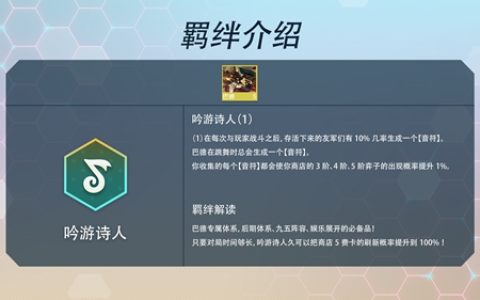 云顶之弈s7羁绊有哪些(云顶之弈s7一共都有谁)