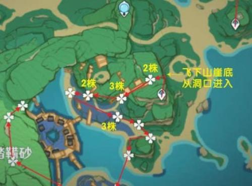 原神鸣草怎么快速采集(猪鸣草采集路线)插图