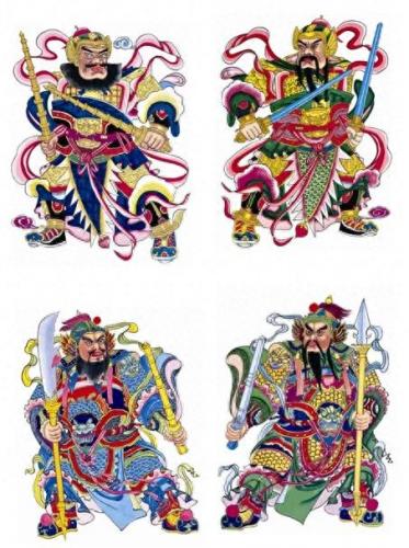 门神怎么做(门神贴多久取下)插图