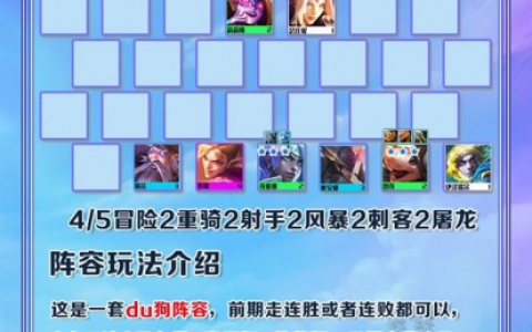 金铲铲之战冒险老鼠阵容怎么搭配 图奇主C阵容推荐(金铲铲最强阵容最新)