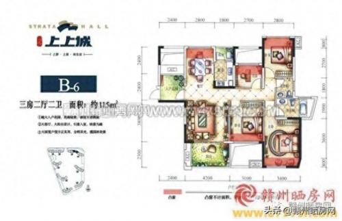 上上城户型图(上上城三期楼盘分布图)插图6