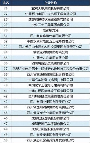 泸州企业排名前十(泸州企业100强名单)插图3