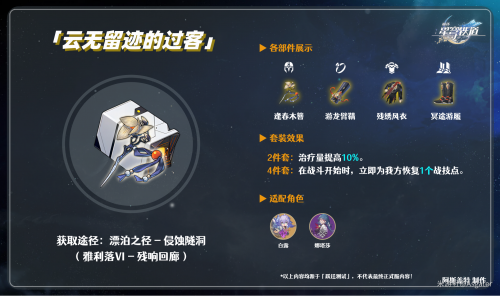 崩坏星穹铁道遗器云无留迹的过客怎么获得(星穹铁道过客装备在哪获得)插图