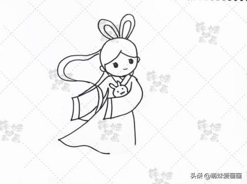 月饼怎么画简单又漂亮(月饼的简笔画又萌又可爱)插图5
