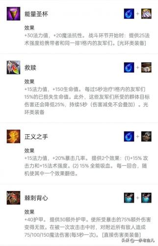金铲铲之战装备(金铲铲之战最新合成表)插图6