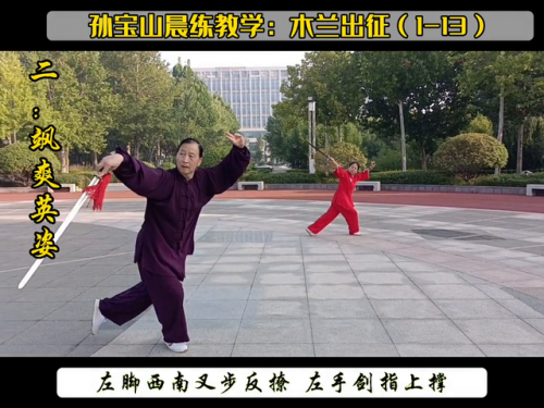 木兰出征剑(24式木兰剑背向慢动作)插图
