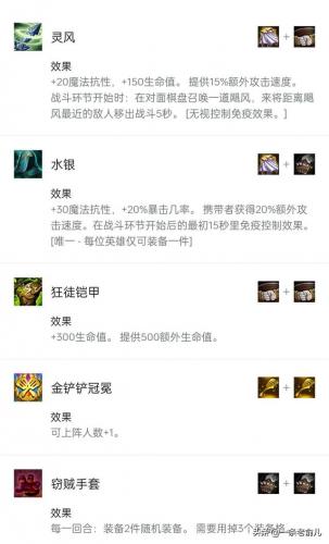 金铲铲之战装备(金铲铲之战最新合成表)插图9