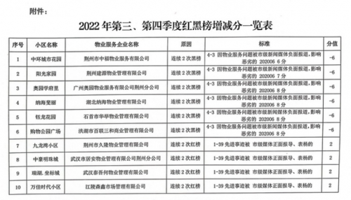 洪湖最好物业排名前十(武汉物业公司排名前十)插图