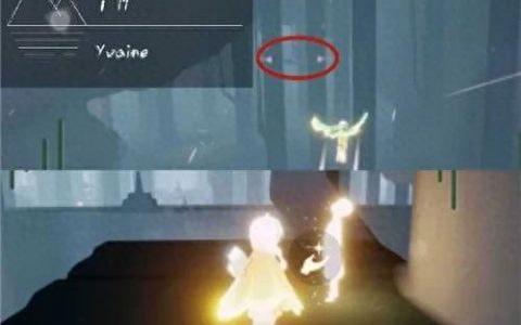 光遇雨林18个小金人位置(光遇雨林入口星星石头)