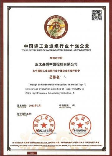 山东纸板公司排名前十(山东造纸企业排名)插图1