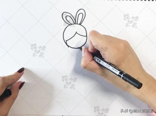 月饼怎么画简单又漂亮(月饼的简笔画又萌又可爱)插图4