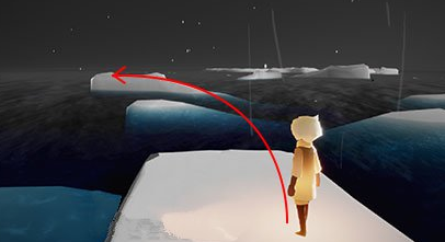 sky光遇预言季第一关湖水的试炼通关流程图文详解(在阳光的照耀下水面波光粼粼)插图10