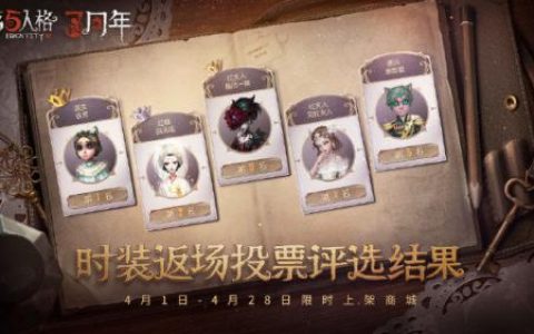 第五人格三周年返场时装有哪些(第五人格限时皮肤有几次返场机会)