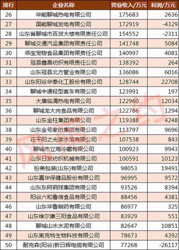 临清重要企业排名前十(临清纺织企业排名)插图4