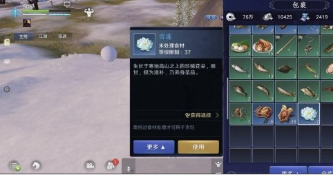 天涯明月刀手游雪莲产出坐标(天涯明月刀手游雪莲位置介绍)插图2