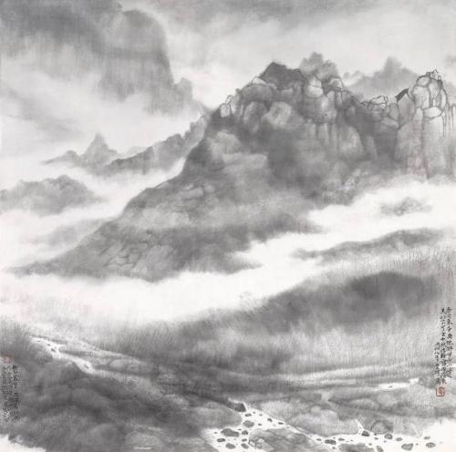 山水画家(郭金彪老师山水画)插图7