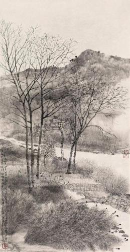 山水画家(郭金彪老师山水画)插图14